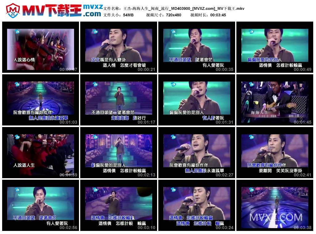 王杰-海海人生_闽南_流行_MD403900